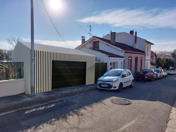 Création Car-port par l'Atelier Kodama, architectes à Toulouse